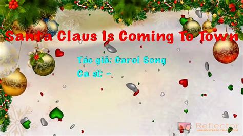 Santa Claus Is Coming To Town Karaoke - YouTube