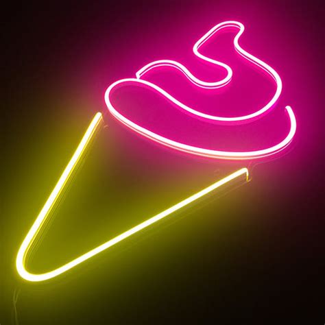 Ice Cream Neon Sign | Perfect Choice For Space