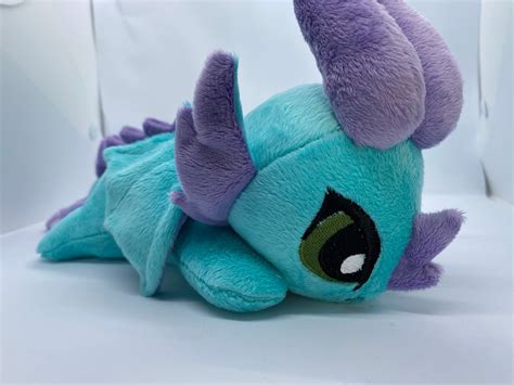 Plush Dragon Baby Dragon Plush Ready to Ship Aqua and | Etsy