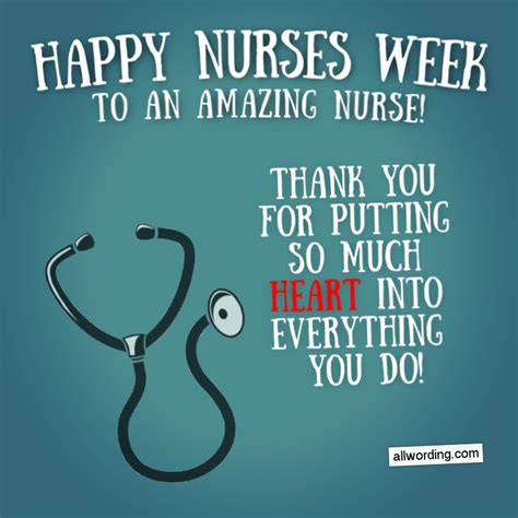 Thank You, Nurses! 30+ Messages For National Nurses Week » AllWording.com