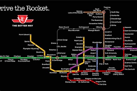 What Toronto's highways would look like as a TTC map