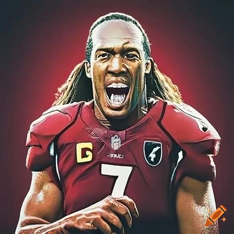Larry fitzgerald in jaws movie poster