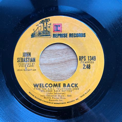 John Sebastian - Welcome Back (1976, Terre Haute Pressing, Vinyl) | Discogs