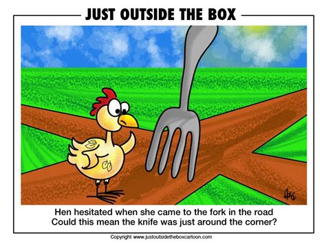 fork in the road Archives - Just Outside the Box Cartoon