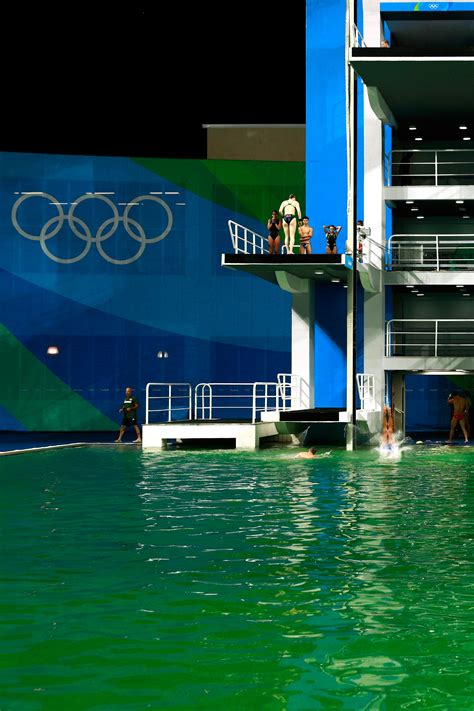 11alive.com | Olympic diving pool mysteriously turns green