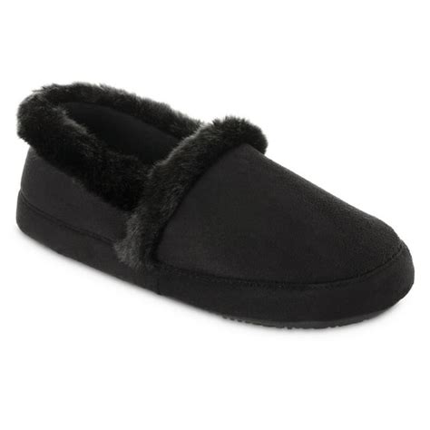 Isotoner Women's Memory Foam Microsuede A Line ECO Comfort Slippers - Walmart.com