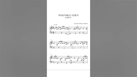 BabyTV Windmills Turn Around Sheet Music #shorts #short #shortvideo #shortsvideo #shortsfeed # ...