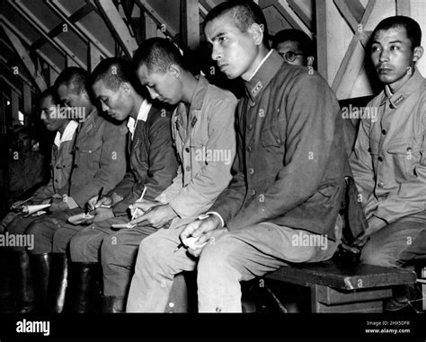 Japanese war crimes trials Black and White Stock Photos & Images - Alamy