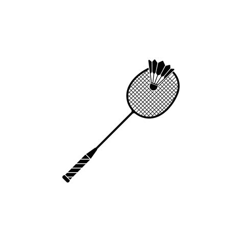 badminton racket icon vector 15567384 Vector Art at Vecteezy