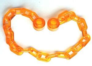 NEW LEGO - Chain - 21 Links (16-17L) Trans-Bright Orange x 1 - 70316 70323 70652 | eBay