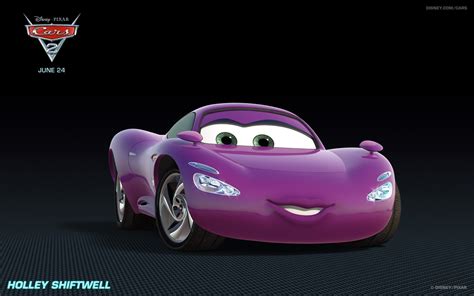 HD Wallpaper of Holley Shiftwell from Pixar's Cars 2