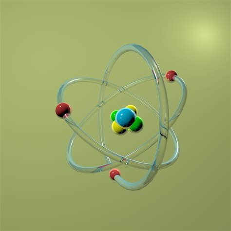 Atom Rutherford 3D model | CGTrader