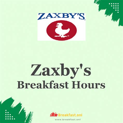 Zaxby's Breakfast Hours 2024 - Starting & Closing Timings - Breakfast