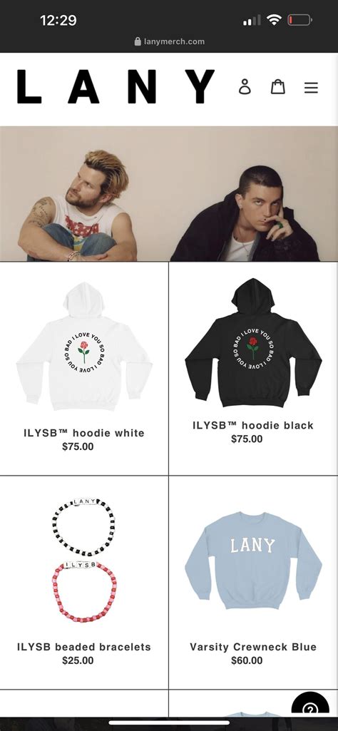 Is this new merch or a throwback??? : r/LANY