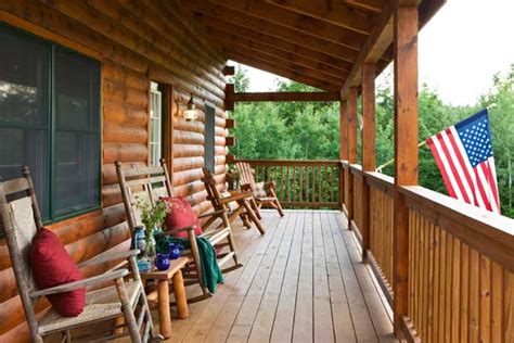 Log Cabin Front Porch Decorating Ideas - Home Decorating Ideas