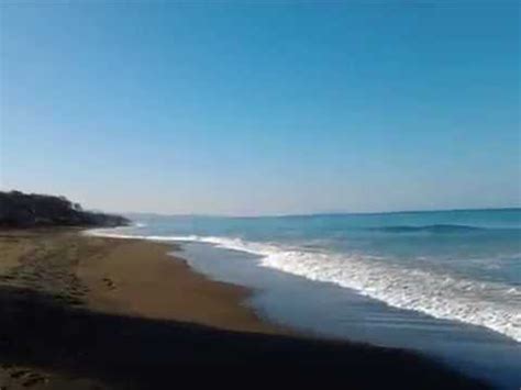 Cecina Mare Beach in Tuscany Italy with Juliet - YouTube