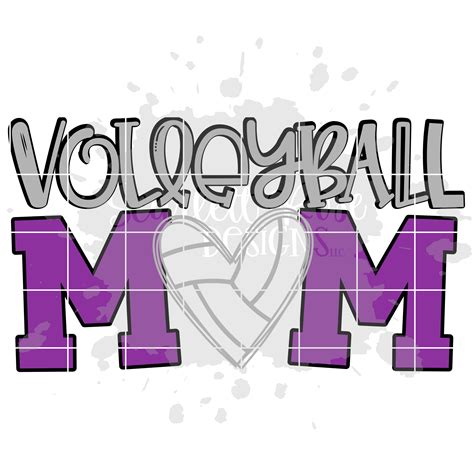 Volleyball Mom SVG cut file - Scarlett Rose Designs