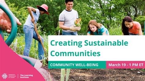 Creating Sustainable Communities – Community Foundations of Canada