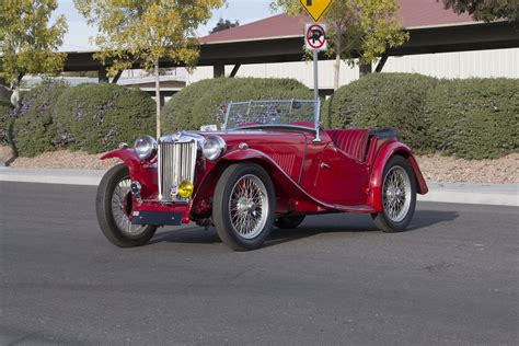 1948, Mg, Tc, Sport, Roadster, Red, Classic, Old, Retro, Vintage ...