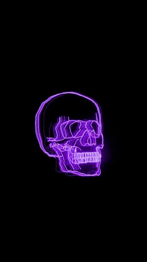 Skeleton Aesthetic Tumblr, purple skeleton HD phone wallpaper | Pxfuel