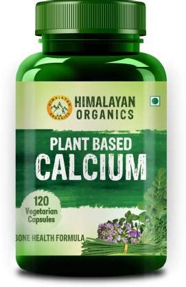 Himalayan Organics Plant Based Calcium Complex - Best Whole Food Supplement for Bone Health ...