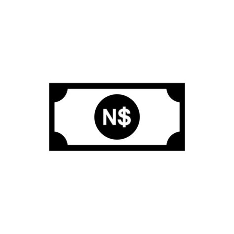 Namibia Currency Symbol, Namibian Dollar Icon, NAD Sign. Vector ...