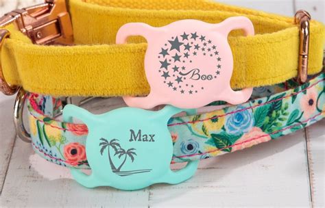 Personalized Engraved AirTag Holder for Dog Collar Custom Pet - Etsy