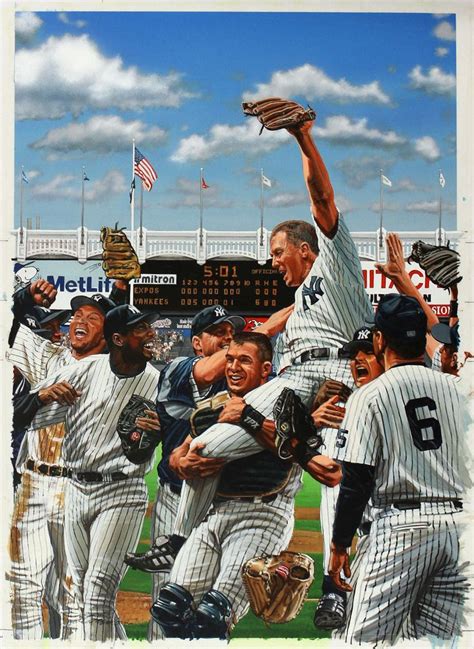 David Cone, NY Yankees Perfect Game 1999 - 18" x 24" by Bill Purdom ...