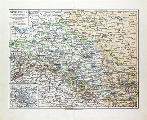 Map Of Silesia Poland 1899 Drawing by Polish School - Pixels