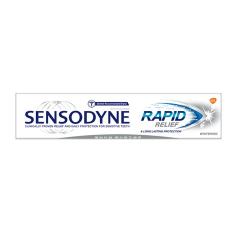 Sensodyne Rapid Relief Whitening Toothpaste 100g | Mannings Online Store