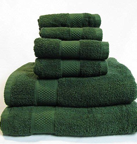 Dark Green Bath Towels : Dark Green and Gold Quatrefoil - Monogram Bath Towel Set ... : Get hung ...