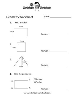 Geometry Worksheets | Worksheets Worksheets