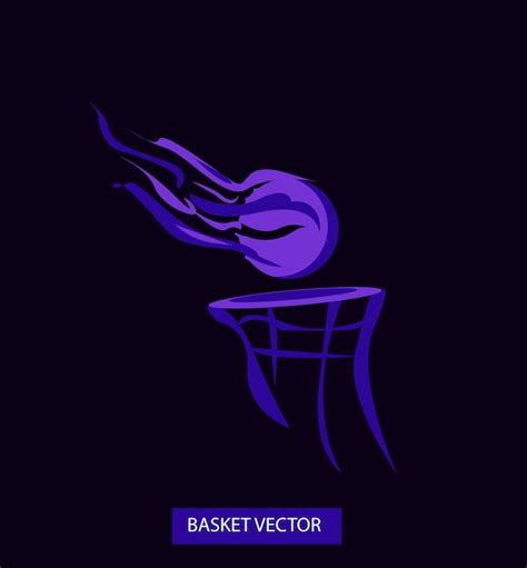 Premium Vector | Basket vector logo