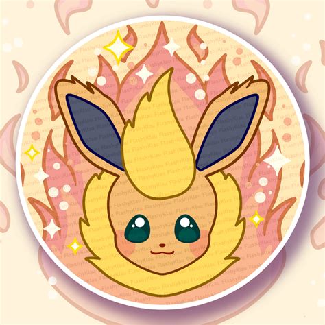 Shiny Flareon by FlashyKlau on DeviantArt