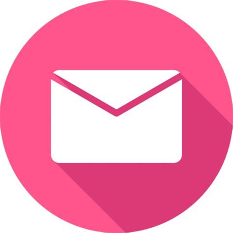 Gmail icon vector pink round shape png image | Png, Png images, Icon