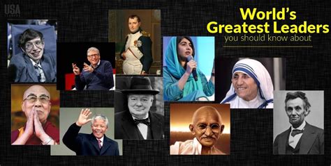 Top 10 World’s Greatest Leaders you should Know About