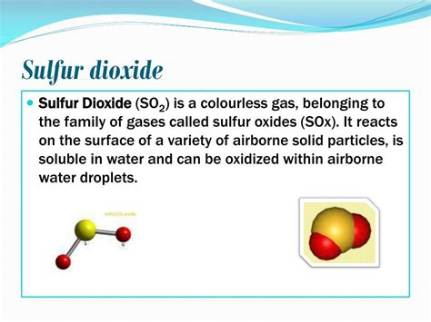 PPT - Sulfur Dioxide PowerPoint Presentation, free download - ID:6885076