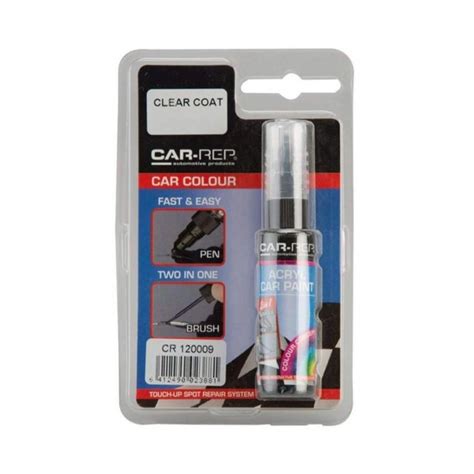 Car Rep Touch Up 120009 Clear coat Metallic 12ml