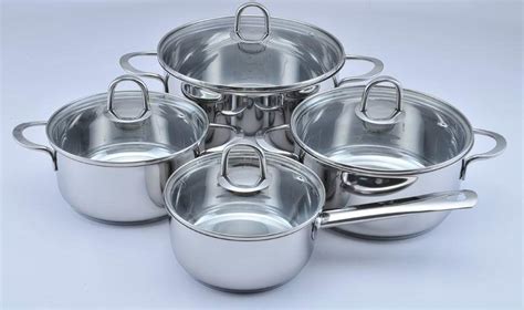 TE086 8 Pcs German Stainless Steel Cookware Set - OEM (China Manufacturer) - Tableware - Home ...