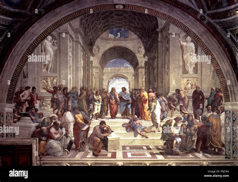 Sanzio the school of athens hi-res stock photography and images - Alamy