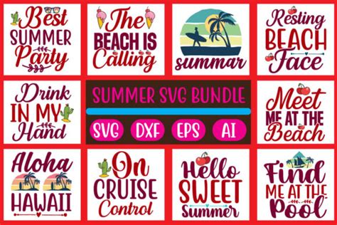 Summer SVG Bundle Bundle · Creative Fabrica