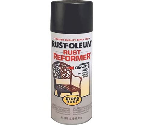 Rust-Oleum 215215 Stops Rust Rust Reformer Black 10 Ounce Spray - Walmart.com