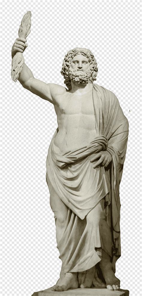 Free download | Statue Zeus, gray man statue, png | PNGEgg