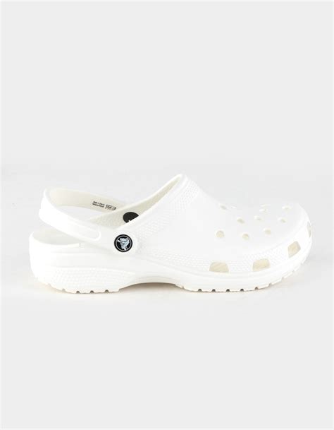 CROCS Classic Unisex White Clogs - WHITE | Tillys