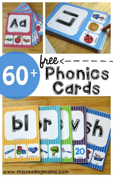 MEGA Pack of FREE Phonics Cards | Phonics cards, Phonics, Phonics kindergarten