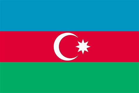 What Do the Colors and Symbols of the Flag of Azerbaijan Mean? - WorldAtlas.com