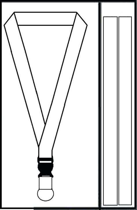 Lanyard Vector at GetDrawings | Free download