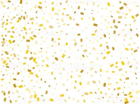 Gold Foil Rectangular Confetti 37296700 PNG