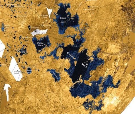 'Waves' detected on Titan moon’s lakes - BBC News