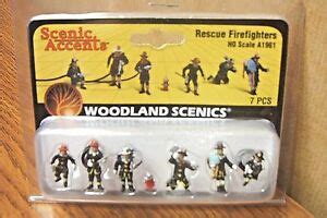 WOODLAND SCENICS RESCUE FIREFIGHTERS HO SCALE FIGURES 724771019619 | eBay